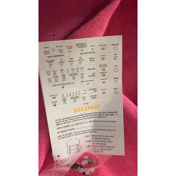 Vintage Quacker Factory Pink Snowman Beaded/Sequin Christmas V-Neck Sweater - 1X - Picture 12 of 16